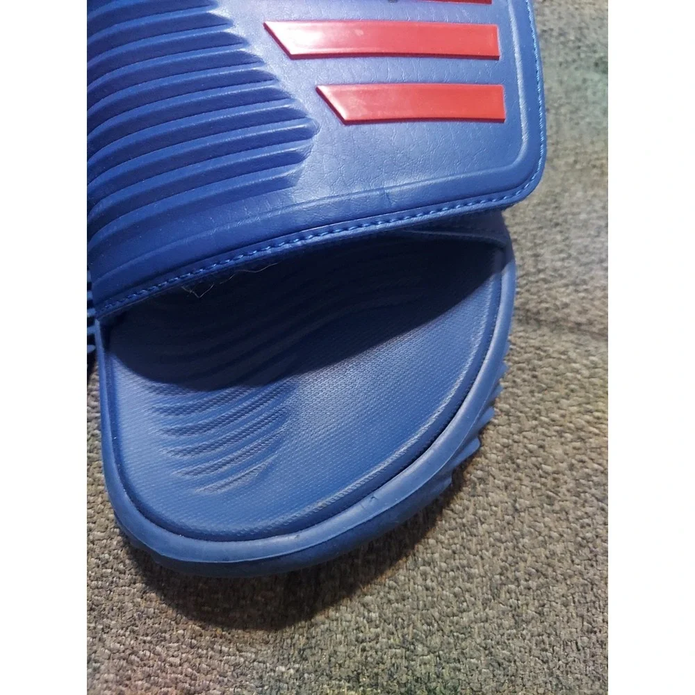 ADIDAS Mens ALPHABOUNCE 2.0 Kansas Jayhawks  Sandals Slides Sz. 9 Royal Blue